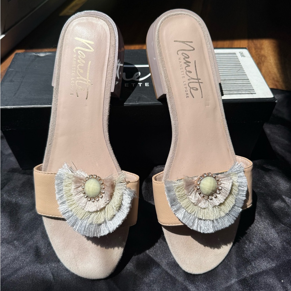 Nanette Lepore Parker Slide Sandals | Size 9